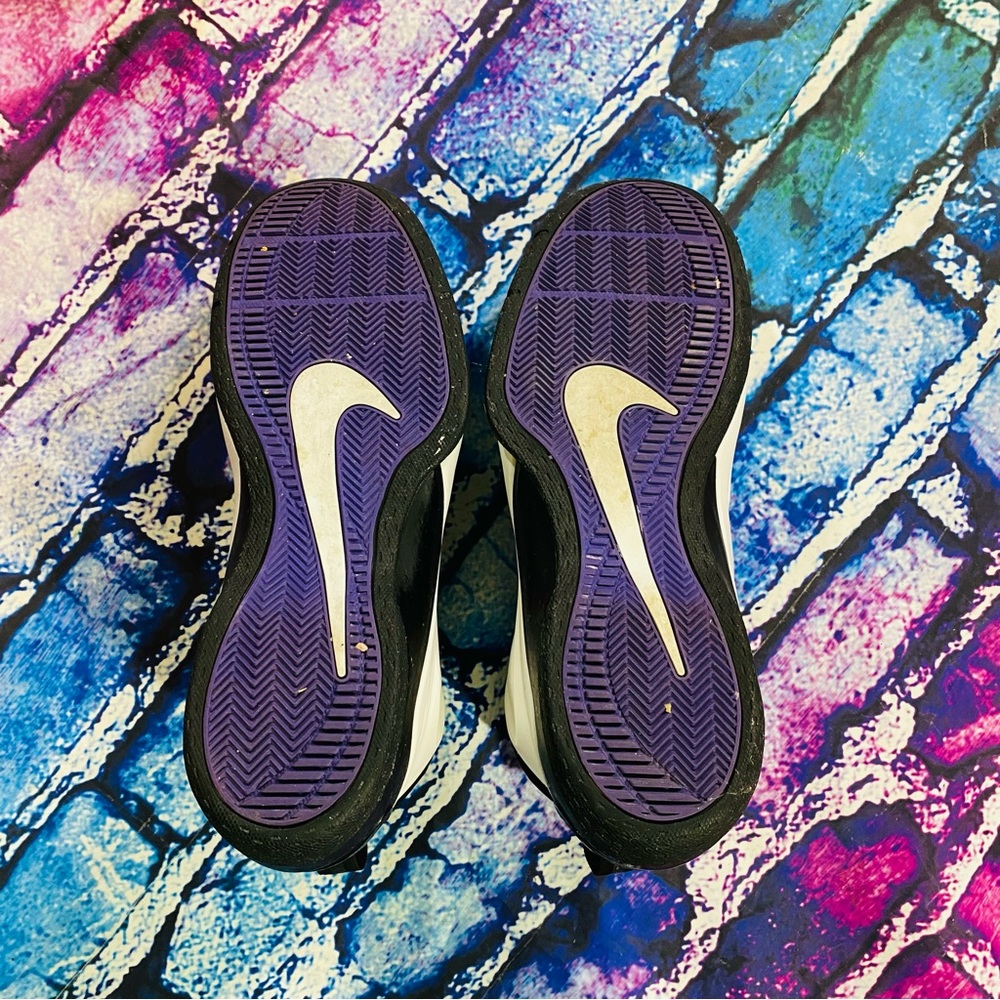 09 NIKE AIR FOAMPOSITE LITE POP ONE KRYPTONITE WHITE BLACK PURPLE size 12 - Picture 11 of 11